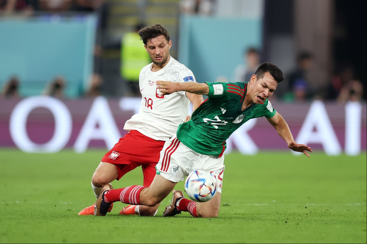 México empato sin goles frente a Polonia en su debut mundialista