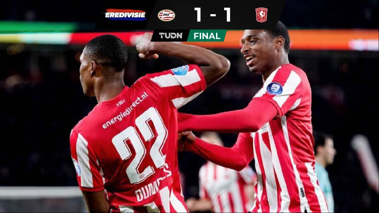 Con Erick Gutiérrez, el PSV empató en casa ante el FC Twente

