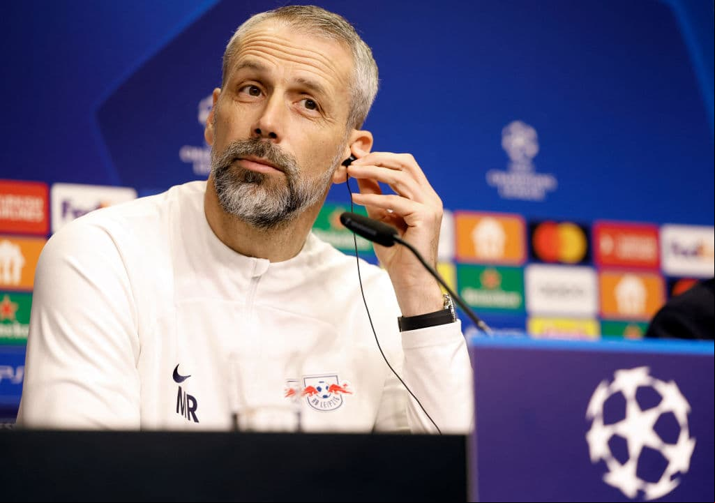 Marco Rose, DT del Leipzig, no se confía de la baja de Jude Bellingham 