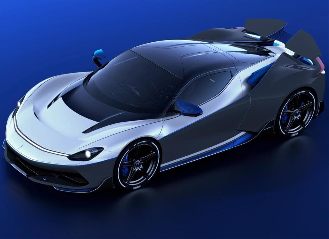<h3 class="cms-H3-H3"><b>Pininfarina Battista Anniversario - 1,900 caballos de fuerza</b></h3>
<br>
<br>Limitado a una producción de cinco unidades, un precio de 2.8 millones de dólares y la capacidad de producir un equivalente a 1,900 caballos de fuerza, gracias a sus cuatro motores eléctricos, el Pininfarina Battista Anniversario se perfila como uno de los hipercarros más exclusivos del mundo. Según el fabricante, es capaz de acelerar de 0 a 62 mph (100 km/h) en menos de 2 segundos y alcanzar las 186 mph (300 km/h) en menos de 12 segundos. Cada unidad está pintada en su totalidad a mano con una combinación de tres colores (blanco, gris y azul) para lograr un diseño elegante y único.
<br>