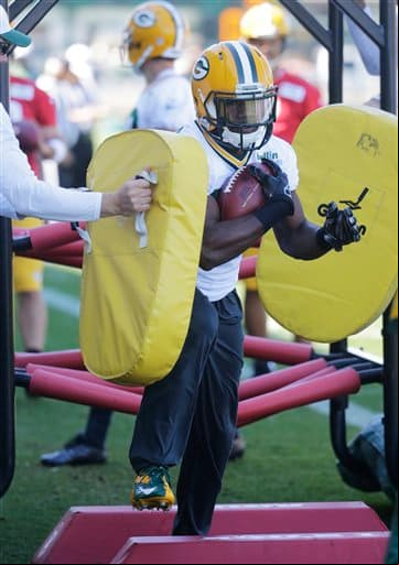 Las mejores tomas del novato WR egresado de Stanford, Ty Montgomery, ya como integrante de los Green Bay Packers (AP-NFL).