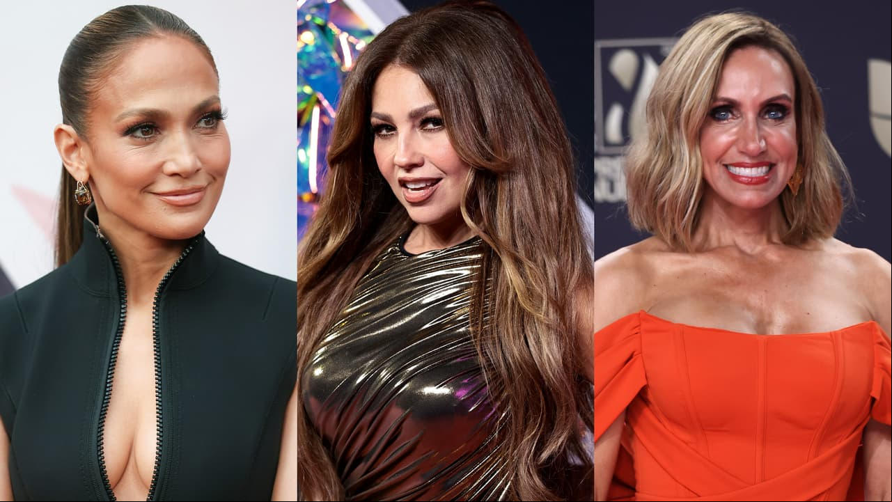 JLo presume el enorme y dorado pino navideño de su mansión: Thalía y La Flaca no se quedan calladas