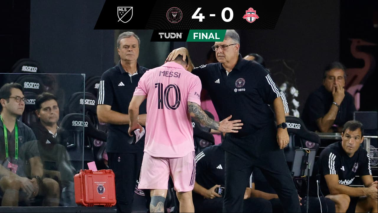 Lionel Messi sale de cambio por lesión en triunfo del Inter Miami