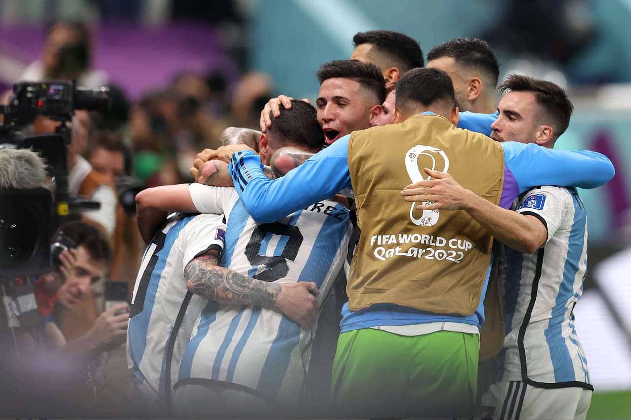 El desahogo de Argentina tras dar una demostración excelsa y meterse a la Final del Mundial Qatar 2022.