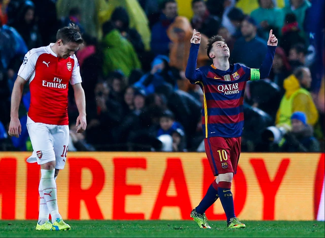 Messi se convirtió en una leyenda viviente de Barcelona y cada vez que enfrenta al Arsenal le recuerda a punta de goles la frustración por no haber hecho efectiva su contratación.