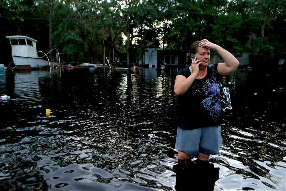 Así quedó el norte de Florida tras el destructor huracán Hermine